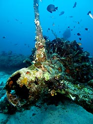 Catalina Flying Boat wreck at New Ireland, Papua New Guinea.