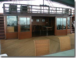 Back deck of the 'Archipelago Adventurer II', Banda,Indonesia