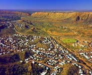 Aerial of Alice Springs - Photo courtesy of Northern Territory Tourist Commission