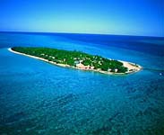 Aerial of Heron Island - Photo and text courtesy of Tourism QLD
